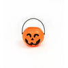 Halloween Pumpkin Shape Mini Storage Basket Pail Pack of 6