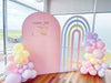 Pink U Arch Wall