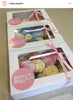 6 Holes Clear Window CupCake Box With Inserts