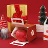 CHRISTMAS Santa / Deer Apple Dessert Gift Favor Paper Box