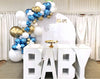 60cm Sempertex Latex Balloons - Reflex / Chrome Blue