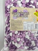 Lolliland Candy Coated Chocolate Hearts 1kg- Purple,White,Lilac