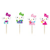 Hello Kitty Cupcake Paper Cake Toppers 24pk