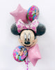 Disney Minnie Mouse Theme Foil Balloons Bouquet