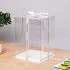 6”x12 inches Tall Clear Square PET Cake Box Gift Box