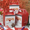 CHRISTMAS Santa / Deer Apple Dessert Gift Favor Paper Box