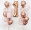 Number With 2 Sets Confetti Bouquets