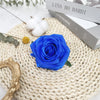 Dark Blue Artificial Rose Flower Head