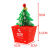 3D CHRISTMAS Tree Cookie Dessert Gift Paper Box