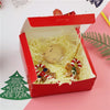 MERRY CHRISTMAS Writing Cookie Dessert Gift Paper Box