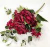 55cm Artificial Rose Flowers Bouquet - Red