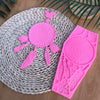 Dream Catcher Feather Butterfly Silicone Fondant Mould Set