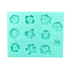 Small Flowers Assorted Silicone Fondant Mould