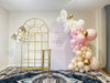 Metallic gold French Window Arch Backdrop