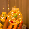 Christmas Plastic Ball Lights With Christmas Tree