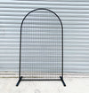 Black Mesh Arch Backdrop