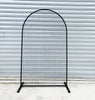 Black Mesh Arch Backdrop