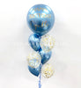 60cm Sempertex Latex Balloons - Reflex / Chrome Blue