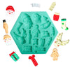 Christmas Assorted Silicone Fondant Mould