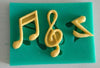 MUSIC NOTE Small Silicone Fondant Mould