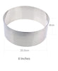 8 Inches Baking Mousse Ring Cake Ring Stainless Steel 8cm High