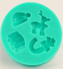 Christmas Hat Assorted Silicone Fondant Mould