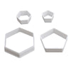 Soccer Ball Shape Hexagon Pentagon Cookie Cutter Set 4pcs
