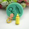 BABY Bottle & Dummy Silicone Cake Mould