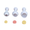 Circle Shape Plunger Fondant Cutter 3pcs
