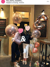 60cm Sempertex Latex Balloons - Crystal Clear