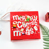 MERRY CHRISTMAS Writing Cookie Dessert Gift Paper Box