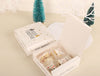 MERRY CHRISTMAS XMAS Tree White Cookie Dessert Gift Paper Box
