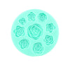 Mix Rose Flower Silicone Fondant Mould