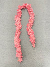 165cm Long Rattan Flower Garland - Rose Pink