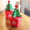 3D CHRISTMAS Tree Cookie Dessert Gift Paper Box