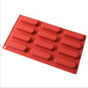 12 Cavity Loaf Chocolate Silicone Mould Baking Mould