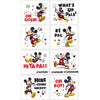 8pcs Mickey Tattoos (1 Sheet)
