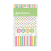 Pastel Baby Shower Invitations 8 Pack