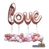 Kaleidoscope Foil Giant 'Love' Rose Gold (84" x 53")Balloons