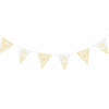 Eid Mubarak Gold Paper Bunting Decorations