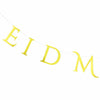 Eid Mubarak Gold Letter Buntings