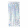 Holographic Silver Door Foil Curtain Backdrop 100X200CM