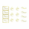 Eid Mubarak Gold Stickers