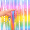 Pastel Rainbow Foil Curtain Door Backdrop 100X200CM