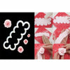 3PCS 3D Rose Petal Flower Cutter Fondant Cake Mould