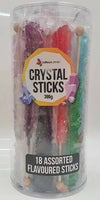 Lolliland Crystal Sticks Assorted Flavour 18Pack