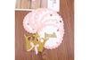 Girl's 1st Birthday Baby 12 Months Photo Party Banner -Pink