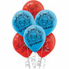 Spiderman Webbed Wonder Latex Balloon 6Pack Party Decoration