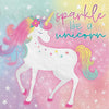 Large Unicorn Large Paper Napkins 16pk