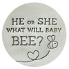 Little Biskut He or She What Will Baby Bee?  Cookie Embosser